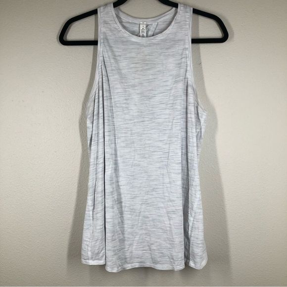lululemon athletica Tops - Lululemon All Tied Up Gray Split Back Tank Top Activewear Workout Size 10